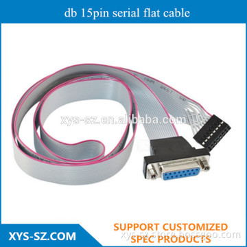 wholesale high quality db 15pin serial flat cable